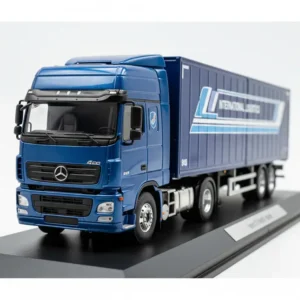 High-quality collectible diecast trailer truck, detailed and realistic.