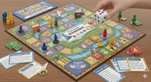 A colorful board game that uses phonics and word patterns to help fifth graders improve their reading fluency.