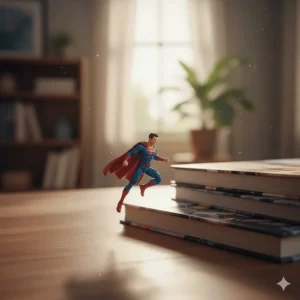 Close-up of a tiny, articulated action figure, showcasing the detail in these minuscule worlds smallest toys.