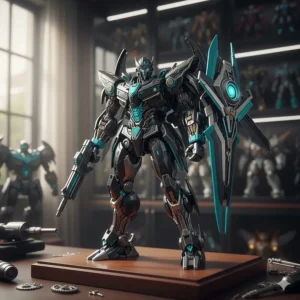 A premium, highly-collectible third-party transformer figure for the adult collector, noted for its complex transformation.