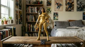 Wonder Woman DC Comics action figure for boys and girls with detailed armor.