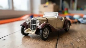 A retro-inspired diecast car toy that is a great gift for kids.