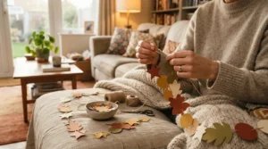 Materials from a craft kit for girls who like DIY projects arranged neatly for a weekend hobby activity.