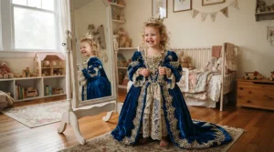 Checking sizing and comfort for younger kids when shopping for a princess dress up set vs individual costume pieces.